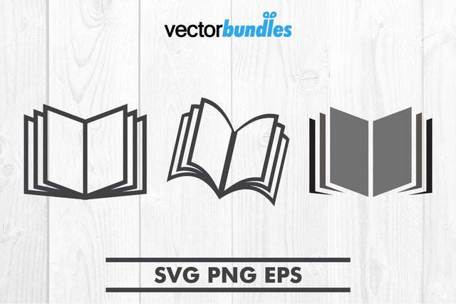 Open book clip art svg SVG vectorbundles 