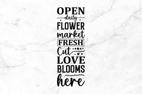 Open daily flower market fresh cut love blooms here SVG SVG Regulrcrative 