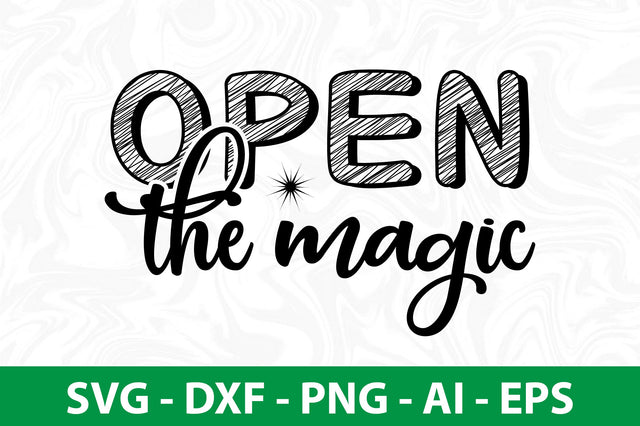 Open The Magic SVG SVG nirmal108roy 