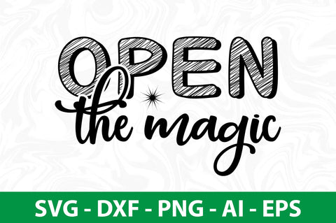 Open The Magic SVG SVG nirmal108roy 