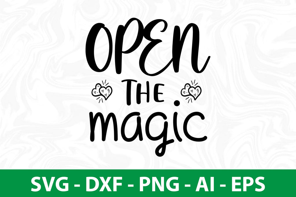 Open The Magic-svg - So Fontsy