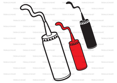 Open Tomato Ketchup Bottle SVG TribaliumArtSF 