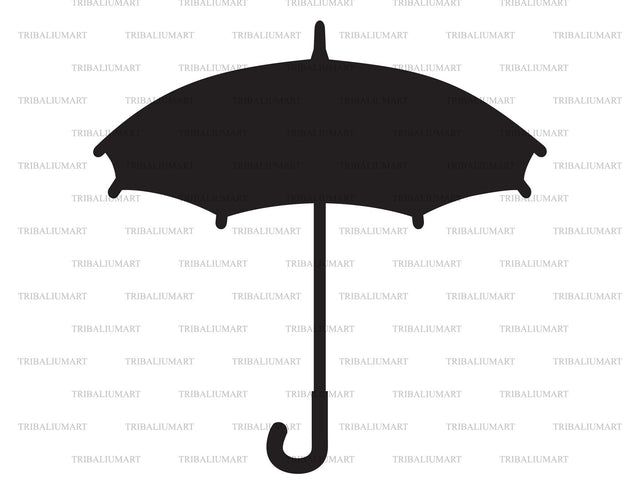 Opened umbrella SVG TribaliumArtSF 