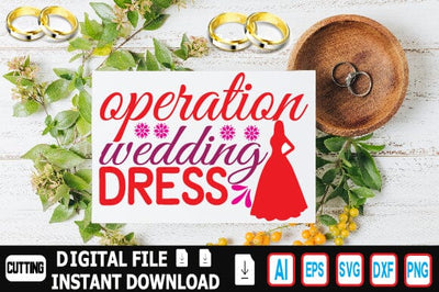 Operation Wedding Dress SVG Craftlabsvg24 