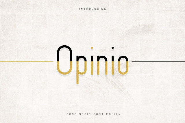 Opinio - Sans serif family Font VPcreativeshop