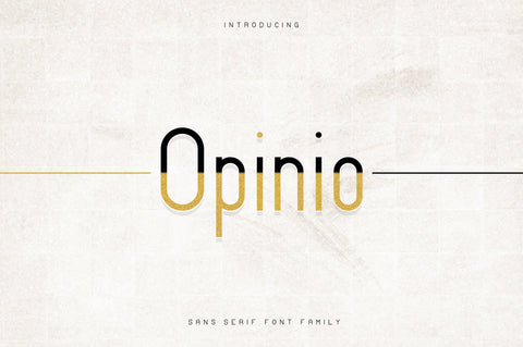 Opinio - Sans serif family Font VPcreativeshop 
