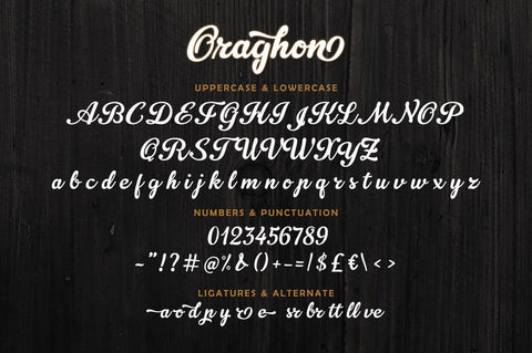 Oraghon Font Attract Studio 