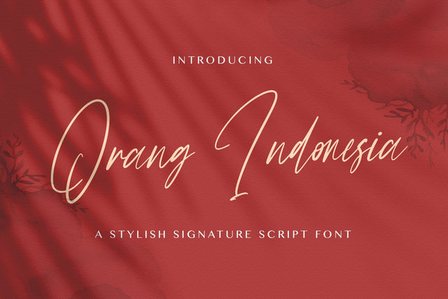 Orang Indonesia - Handwritten Font Font StringLabs 