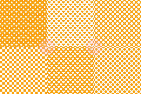 Orange and White Pattern Seamless Digital Paper Backgrounds Digital Pattern SineDigitalDesign 