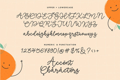 Orange Beauty Font Font Balpirick 