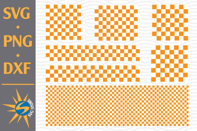 Orange Checkered Pattern SVG, PNG, DXF Digital Files Include SVG SVGStoreShop 