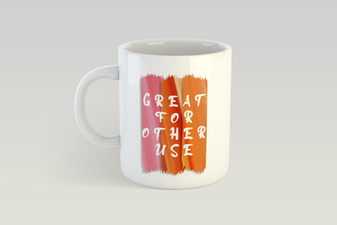 Orange Color Brush Strokes, PNG Sublimation Design Sublimation artnoy 