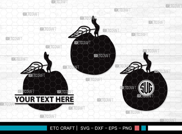 Orange Monogram SVG | Half Orange Svg | Fruit Svg | Orange Slice Svg | Orange Bundle | Summer SVG | Orange Clipart SVG ETC Craft 