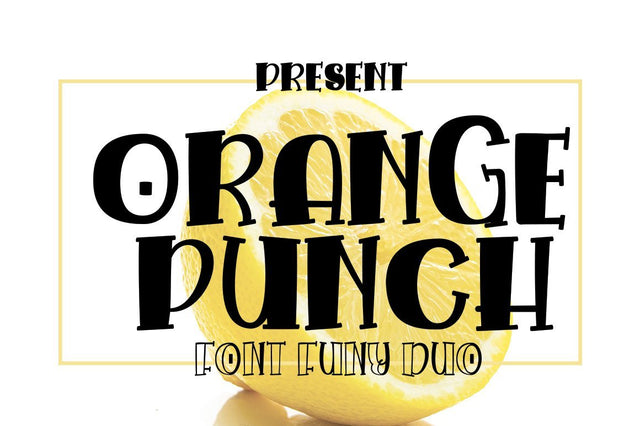 Orange Punch Font JH-CreativeFont 