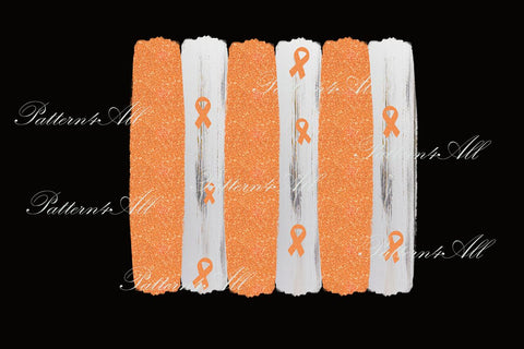 Orange Kidney Cancer and Leukemia Ribbon | Postcard