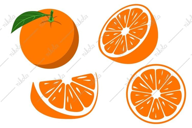 Orange SVG Clipart, PNG, EPS, pdf, for Cricut SVG nikola 
