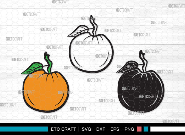 Orange SVG | Half Orange Svg | Fruit Svg | Orange Slice Svg | Orange Bundle | Summer SVG | Orange Clipart SVG ETC Craft 