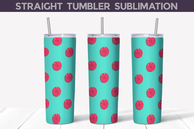 Orange Tumbler Sublimation | Tropical Tumbler Wrap Sublimation WatercolorColorDream 