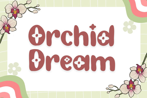 Orchid Dream Font Aisyah 