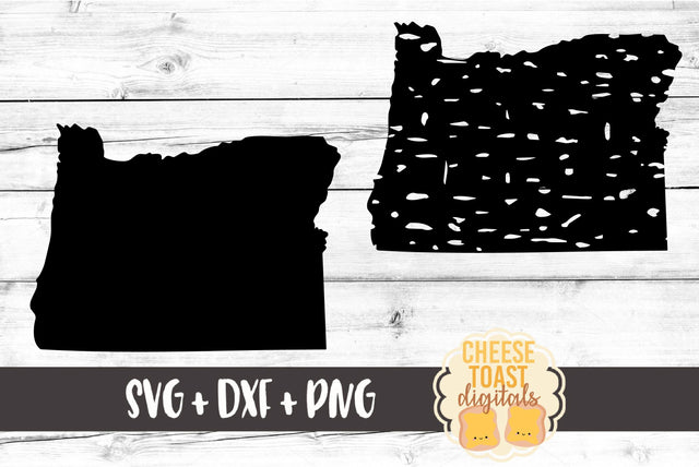 Oregon - Solid & Grunge SVG Cheese Toast Digitals 