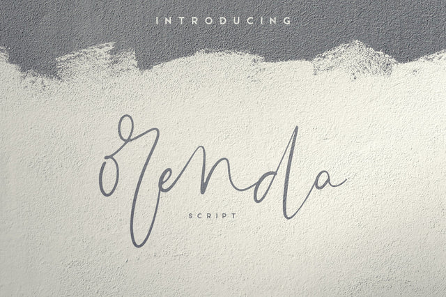 Orenda - Script font Font VPcreativeshop 