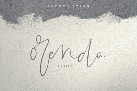 Orenda - Script font Font VPcreativeshop 