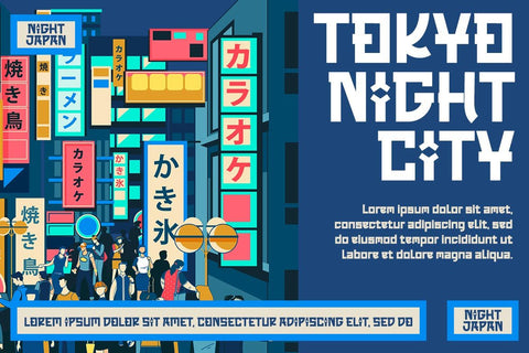 OREWA - Japanese style font Font twinletter 