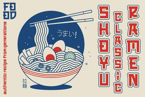 OREWA - Japanese style font Font twinletter 