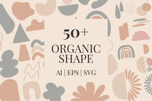 Organic Shape Bundle SVG Masyafi Studio 