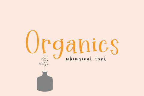 Organics Font Cotton White Studio 