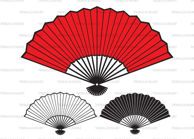 Oriental fan SVG TribaliumArtSF 