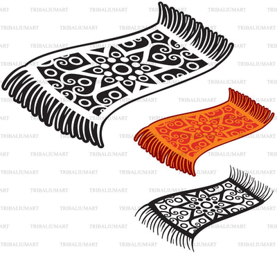 Oriental magic carpet SVG TribaliumArtSF 