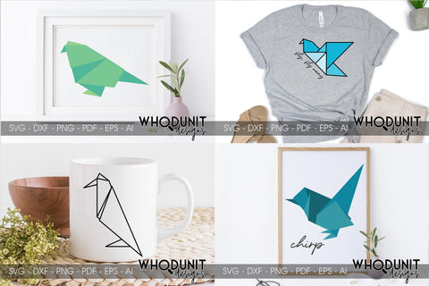Origami Animals SVG Bundle SVG Whodunit Designs 