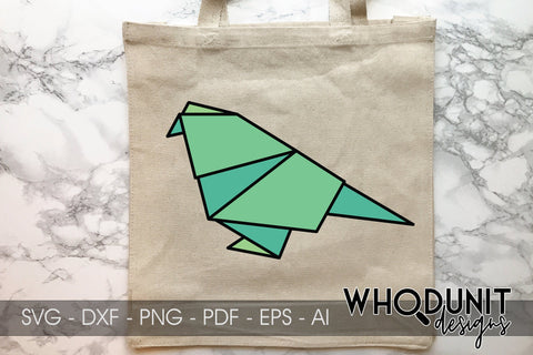 Origami Bird 1 SVG | Geometric Bird 1 SVG SVG Whodunit Designs 