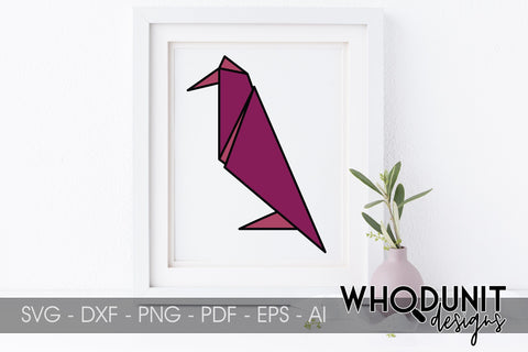 Origami Bird 3 SVG | Geometric Bird 3 SVG SVG Whodunit Designs 