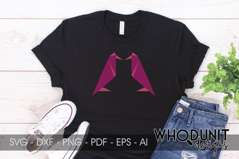 Origami Bird 3 SVG | Geometric Bird 3 SVG SVG Whodunit Designs 