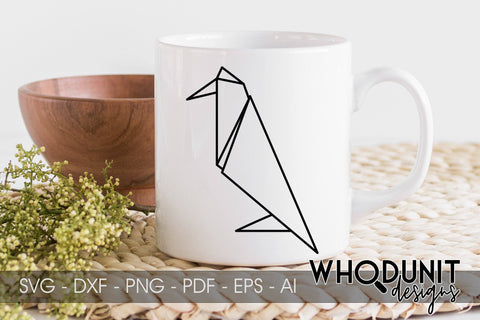 Origami Bird 3 SVG | Geometric Bird 3 SVG SVG Whodunit Designs 