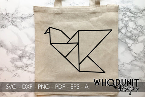 Origami Bird 4 SVG | Geometric Bird 4 SVG SVG Whodunit Designs 