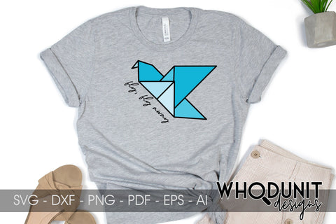 Origami Bird 4 SVG | Geometric Bird 4 SVG SVG Whodunit Designs 