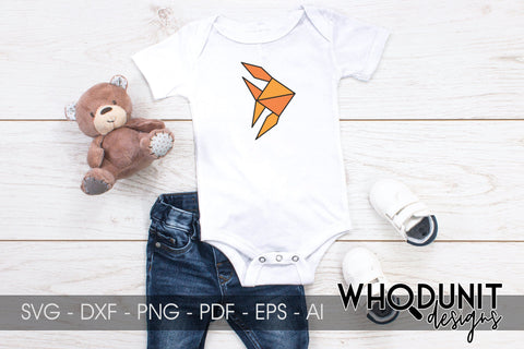 Origami Fish 1 SVG | Geometric Fish 1 SVG SVG Whodunit Designs 