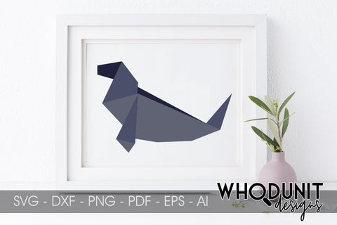 Origami Seal SVG | Geometric Seal SVG SVG Whodunit Designs 