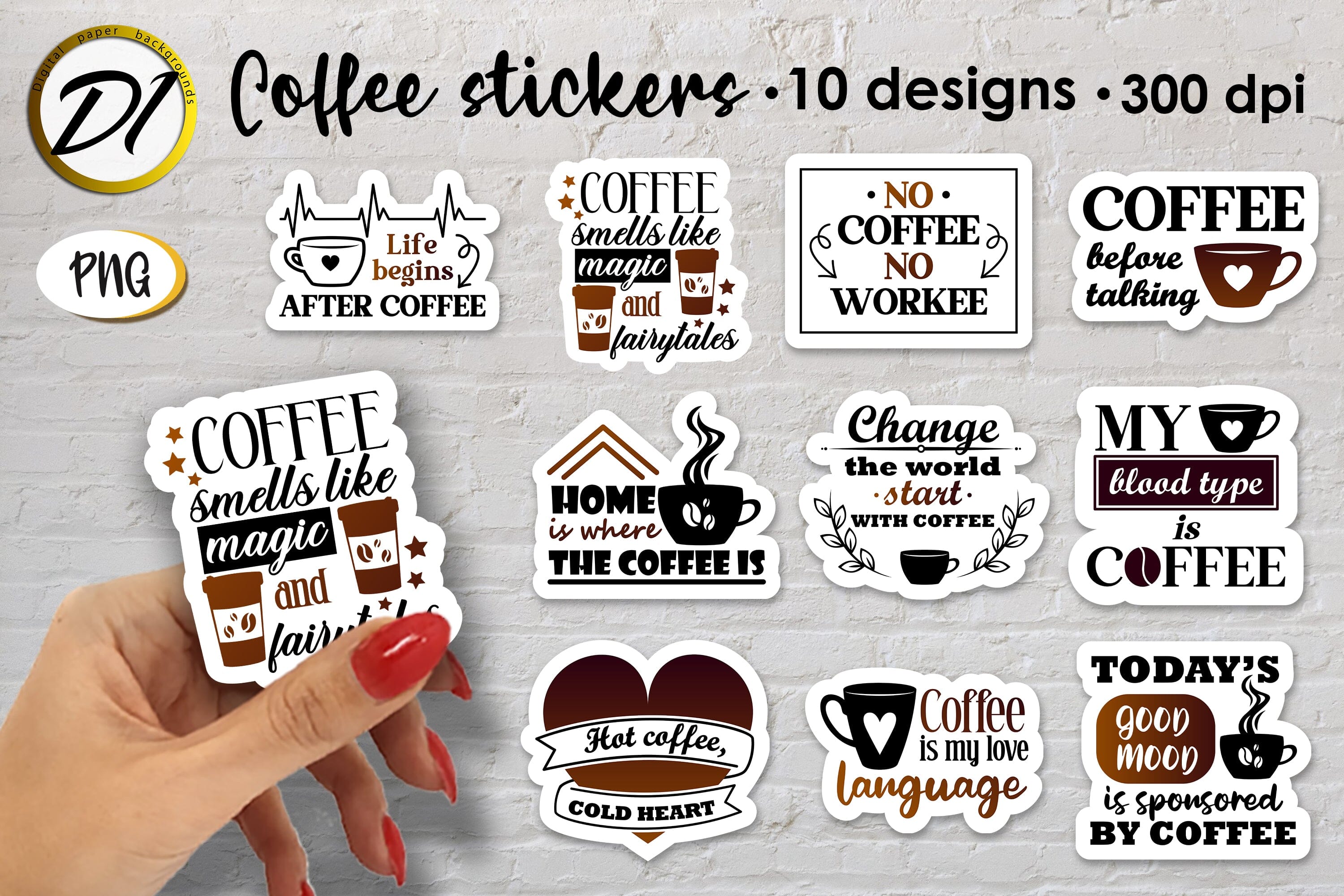 COFFEE LOVERS' Sticker | Spreadshirt