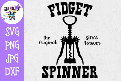Original Fidget Spinner - Wine Lover SVG SVG ShootingStarSVG 