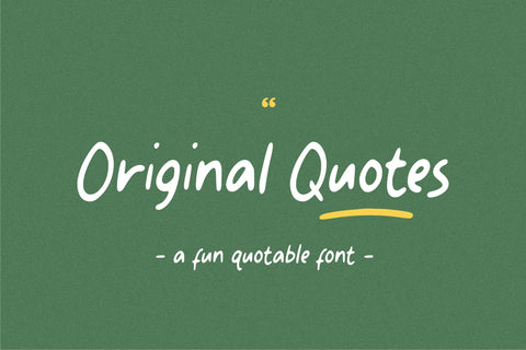 Original Quotes Fun Quotable Font Font Balpirick 