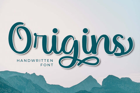 Origins Font love script 