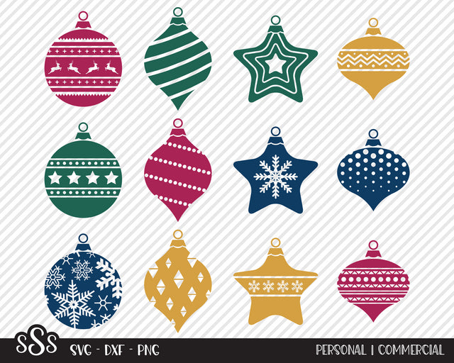 Ornament Bundle | Christmas SVG SVG Texas Southern Cuts 