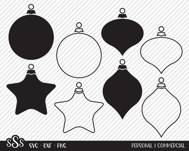 Ornament Bundle | Christmas SVG SVG Texas Southern Cuts 