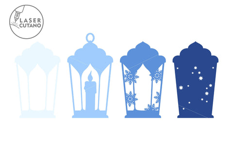 Ornament Christmas Bundle Multilayer Laser Cut Files, Mandala, Round Sign SVG, 3D Designs, Mini Design Bundles SVG LaserCutano 