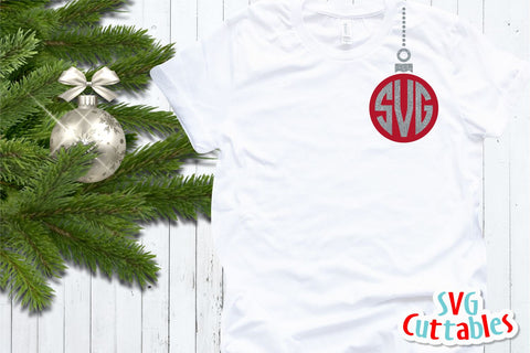 Ornament Monogram Frame SVG Svg Cuttables 