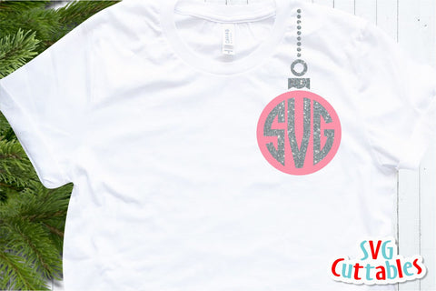 Ornament Monogram Frame SVG Svg Cuttables 